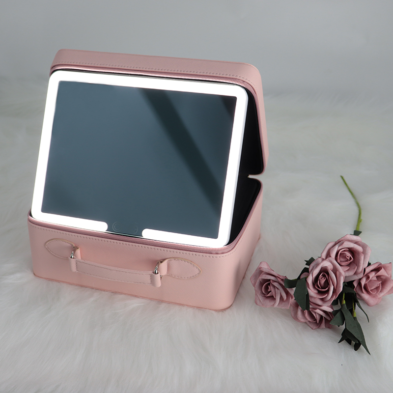 Pink led mirror discount