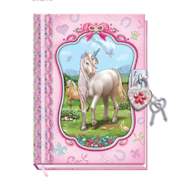 Diary with Lock Unicorn