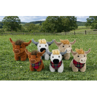 Angus the Highland Cow Set of 6