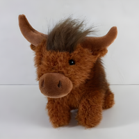 Angus the Highland Cow Dark Brown