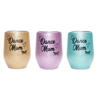 Stemless Glitter Cup Dance Mum