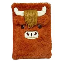 Fluffy Notebook - Highland Cow