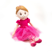 Ballerina Indi Doll - Raspberry