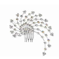 Crystal Fan Comb