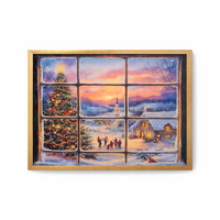 Light Up Frame; Christmas Sunset