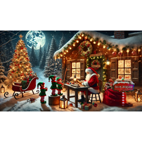 Light Up Frame; Santa's Workshop