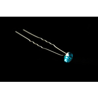 Diamante Bun Pin Turquoise
