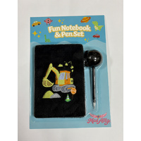 Fluffy Notebook - Excavator