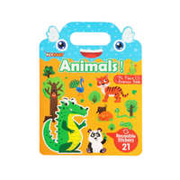Mad Ally Silicone Sticker Book - Animals