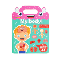 Silicone Sticker Book - My Body