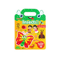 Silicone Sticker Book - Insects