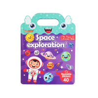 Mad Ally Silicone Sticker Book - Space Exploration