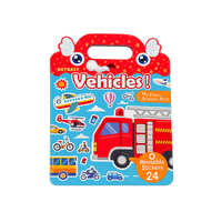 Mad Ally Silicone Sticker Book - Vehicle