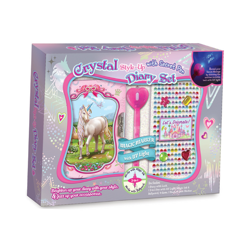 Style Up Your Own Diary Unicorn