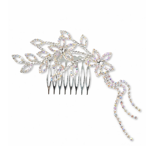 Crystal Daisy Comb