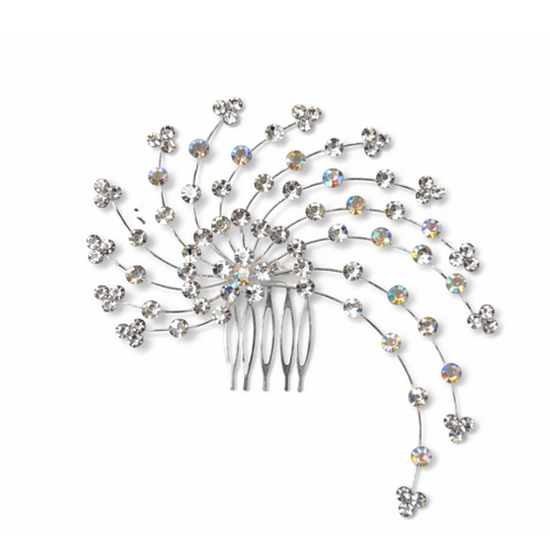 Crystal Fan Comb