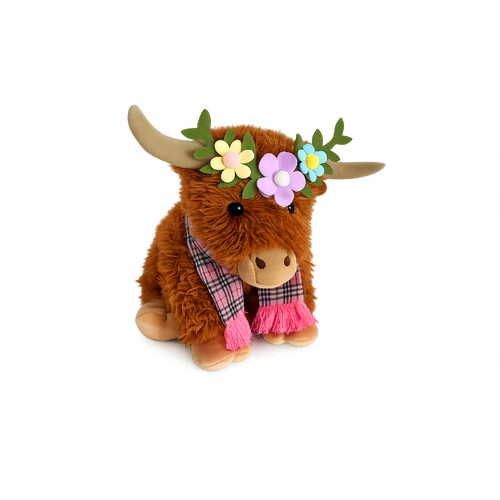 Harriett the Highland Cow Tan 42cm