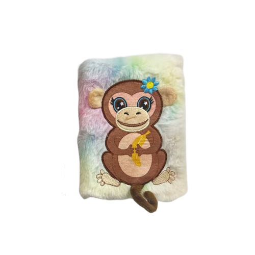 Fluffy Notebook - Monkey