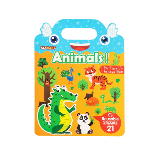 Mad Ally Silicone Sticker Book - Animals