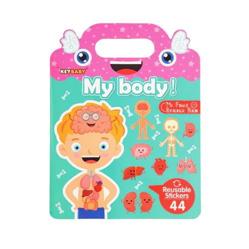 Silicone Sticker Book - My Body