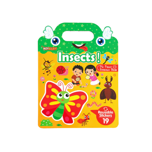Silicone Sticker Book - Insects