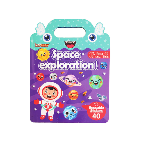 Mad Ally Silicone Sticker Book - Space Exploration