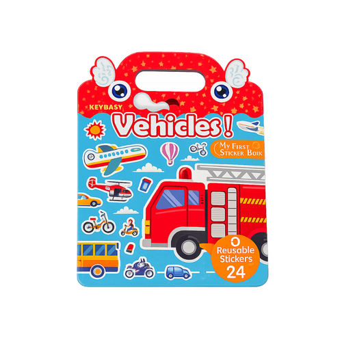 Mad Ally Silicone Sticker Book - Vehicle
